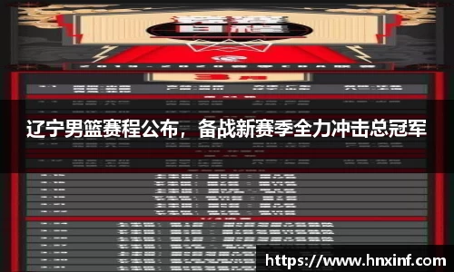 辽宁男篮赛程公布，备战新赛季全力冲击总冠军